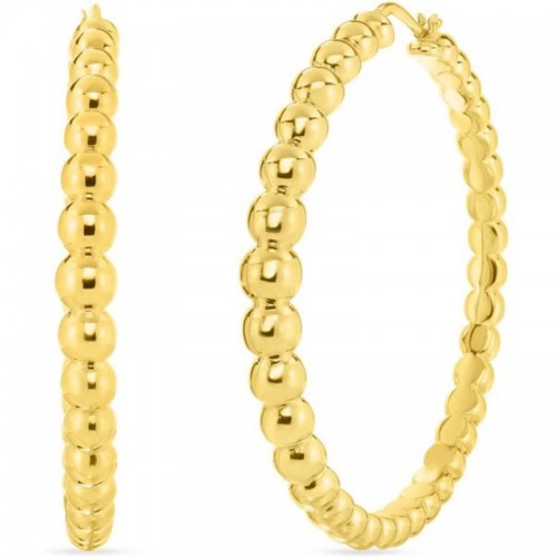 Roberto Coin 18K Beaded Extra Large Hoops